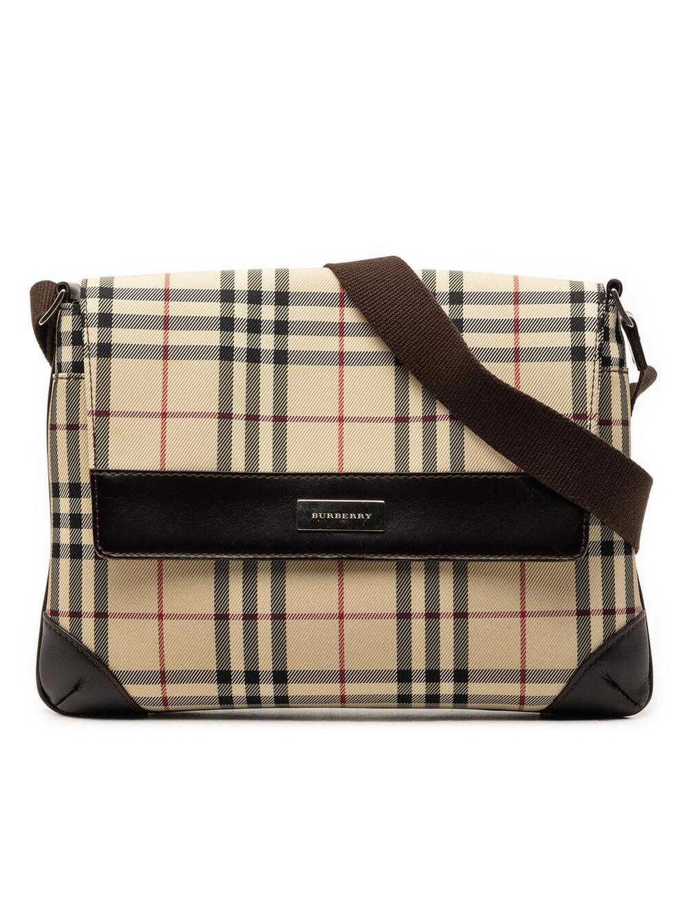 Burberry House Check Canvas Flap #322850B43B